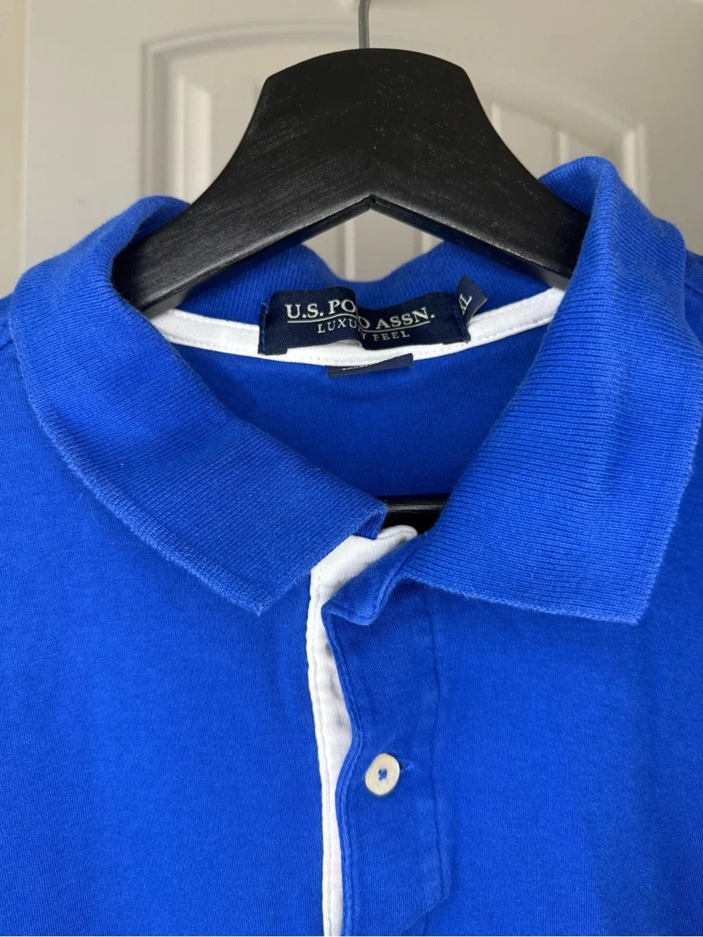Ralph Lauren Royal Blue Polo with White Placket